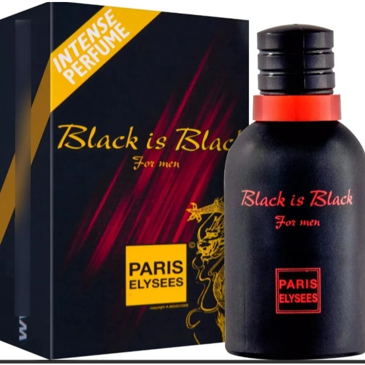 Black Is Black Paris Elysees Edt - Perfume Masculino 100ml