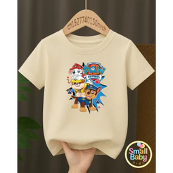 Camiseta Infantil Juvenil Unissex Meninos as Patrulha Canina Paw Patrol man Festa Temática Estampado