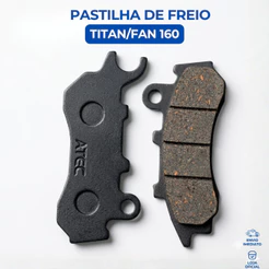 Pastilha Freio Dianteiro Honda Titan Fan 160 2018 2019 2020 2021 2023 2024 Freio Combinado CBS