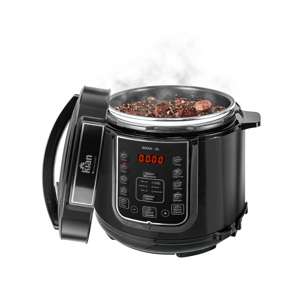 KIAN PANELA DE PRESSÃO 5L ELÉTRICA PRETO 127V PPE101