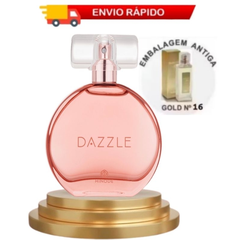 Dazzle Color Chámpagne Deo Colônia 60ml Perfume Feminino Hinode I Antigo Traduções Gold N° 16