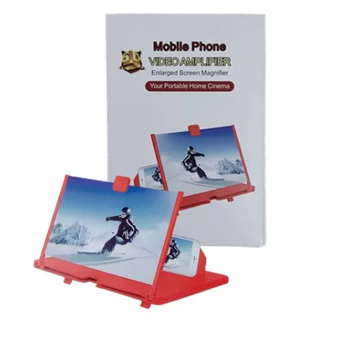 Amplificador de Tela 10 Polegadas 3D HD para Celular Lupa Aumenta Imagem Filmes Jogos Universal