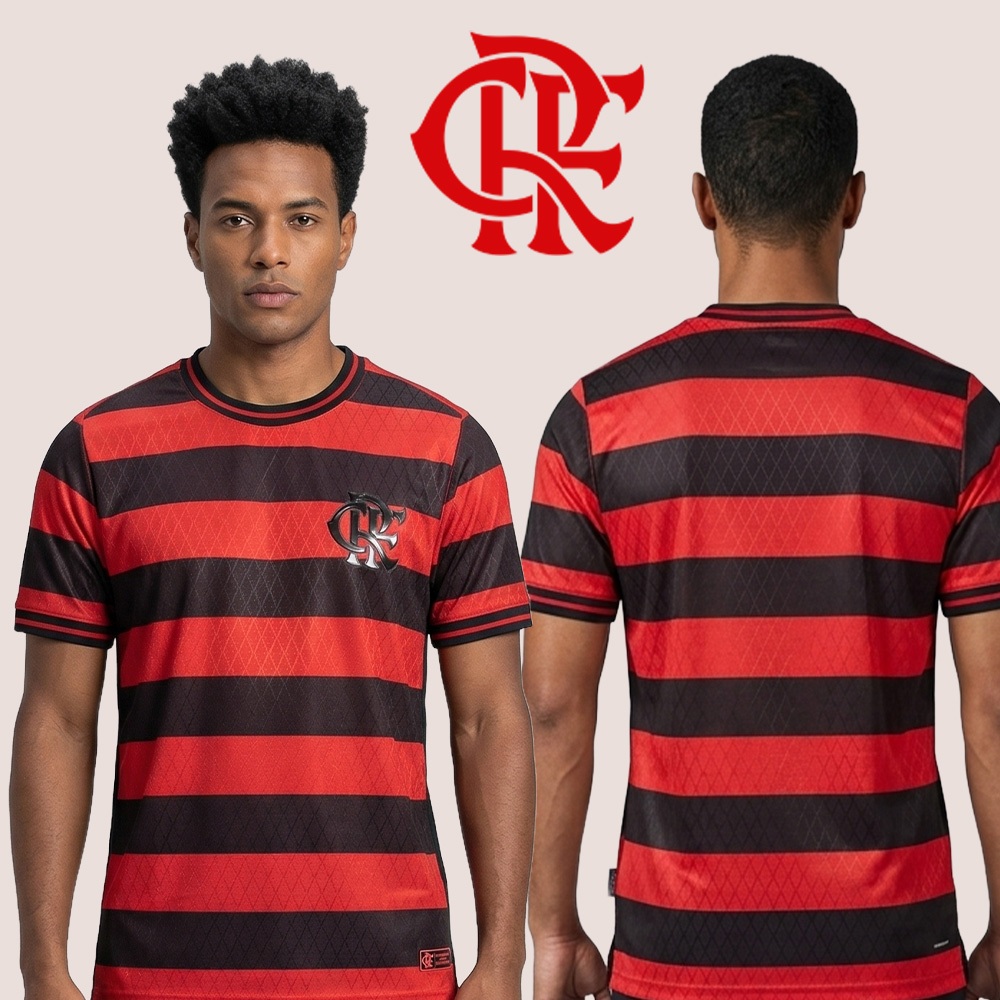 Camiseta Flamengo Masculina Leve e Respirável Ideal para o Dia a Dia e Torcida
