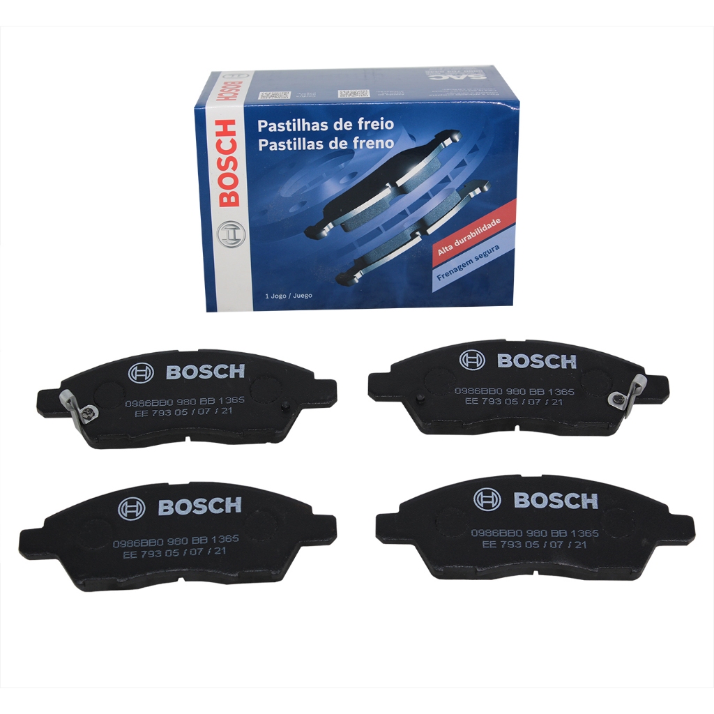 Kit Pastilha De Freio Nissan MARCH 1.6 2012 2013 2014 2015 2016 2017 2018 2019 Bosch