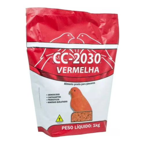 Farinhada para canário com fator vermelho Biotron CC 2030 1kg
