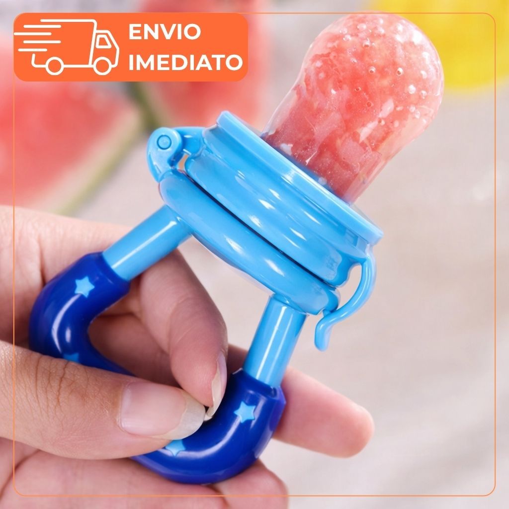Chupeta Alimentação Infantil Mordedor Bebê Silicone Porta Frutas