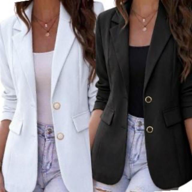 Blazer Femenino Alfraiataria Alongado Acenturado Forrado Elegante Social