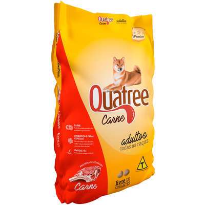 Ração Quatree Adulto Cão Todas as Raças Sabor Carne 15 kg