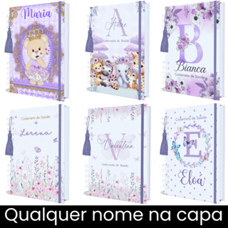 Caderneta de Vacinação Menina Personalizada Temas Roxo e Lilás em Oferta na Shopee