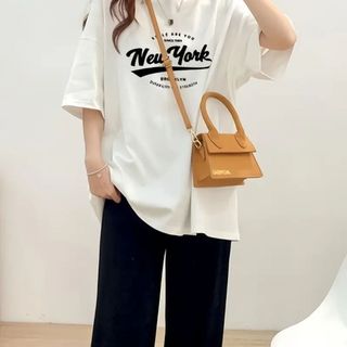 Camiseta T-shirt Feminina Estampada New York Mais Barato