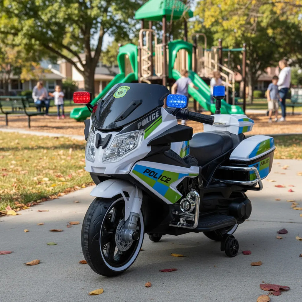 Motocicleta Elétrica Infantil 12v Policial - Toys Import MN24030 em Oferta na Shopee