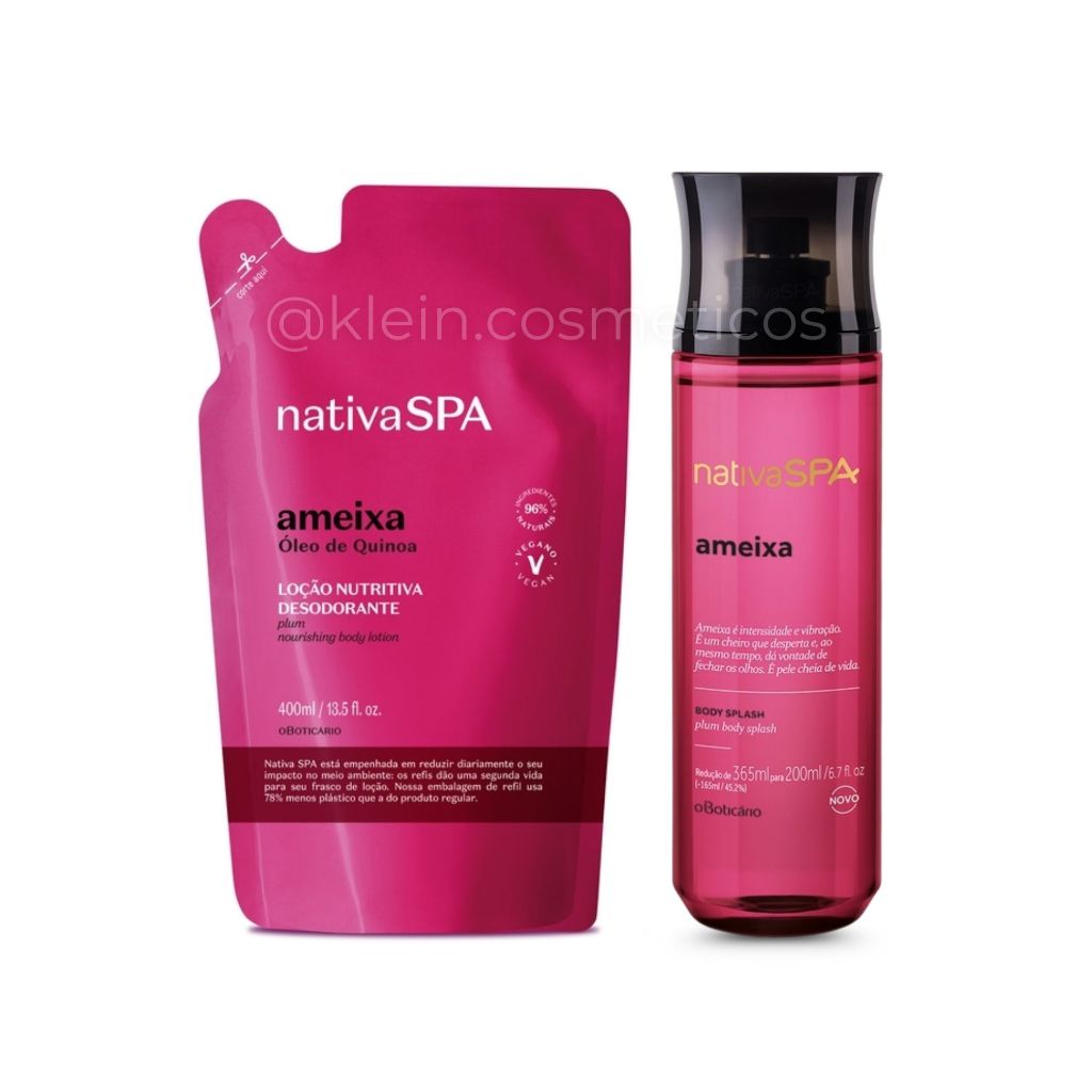 Combo Nativa SPA Ameixa (Body Splash + Hidratante Refil) - oBoticário | NOVOS e ORIGINAIS
