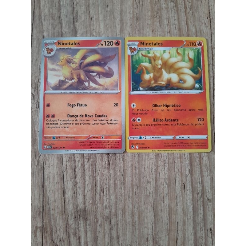 Carta Pokemon Ninetales Original SP