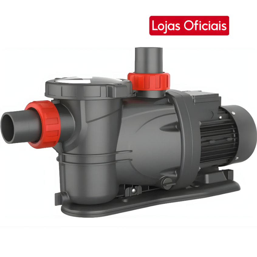 Motobomba para Piscina Lepono 1.0 HP XKP1104A Bivolt - Silenciosa Vazão 22m³/h e Filtro Pré-Filtro