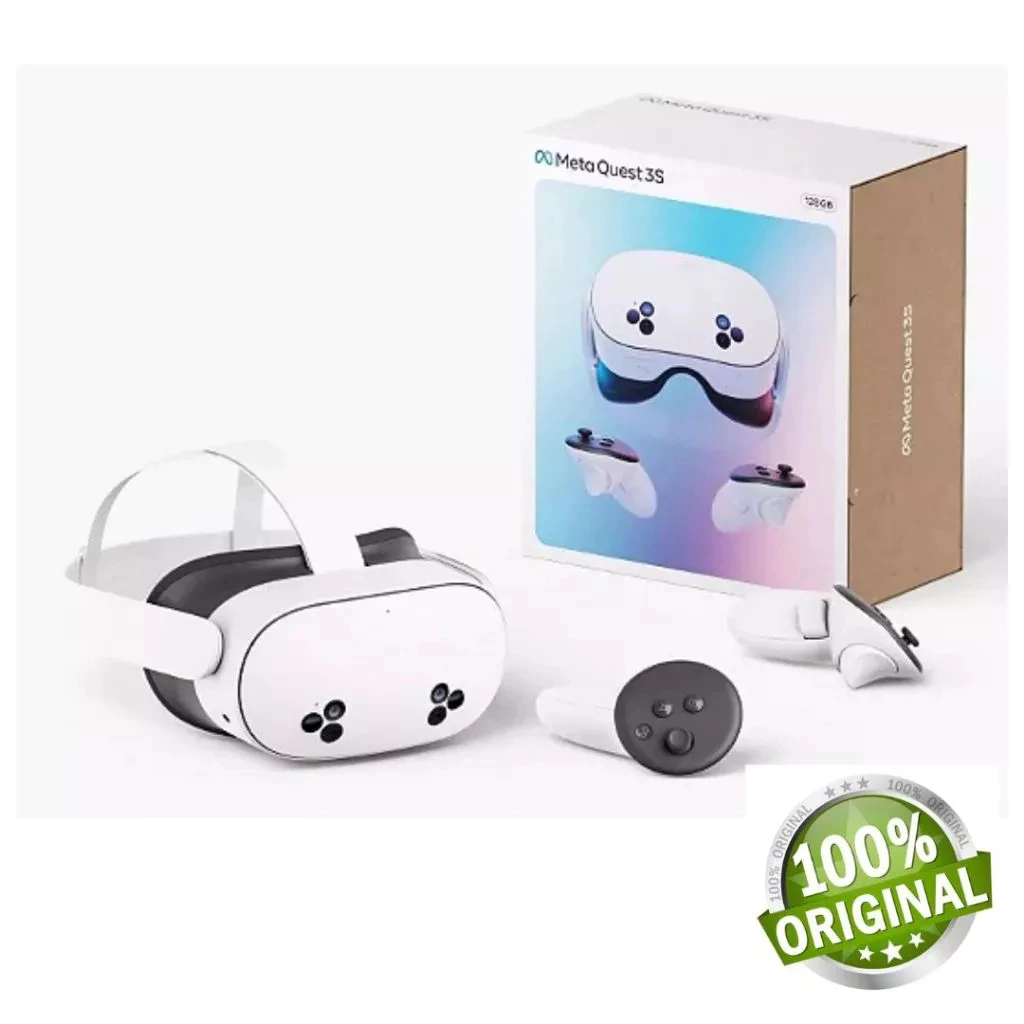 Óculos de Realidade Virtual Meta Quest 3S 128 Gb Com Wi-Fi LACRADO 100% Original