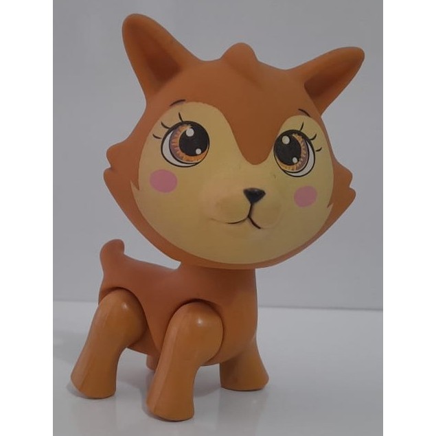 Boneco Emborrachado Vinil da Personagem Raposinha - My Pet Articulável - Divertoys -