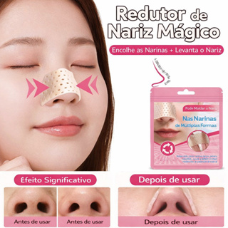 Adesivo Redutor de Nariz | Afinador de Narinas e Levanta Nariz | Efeito Lifting Natural em Oferta na Shopee