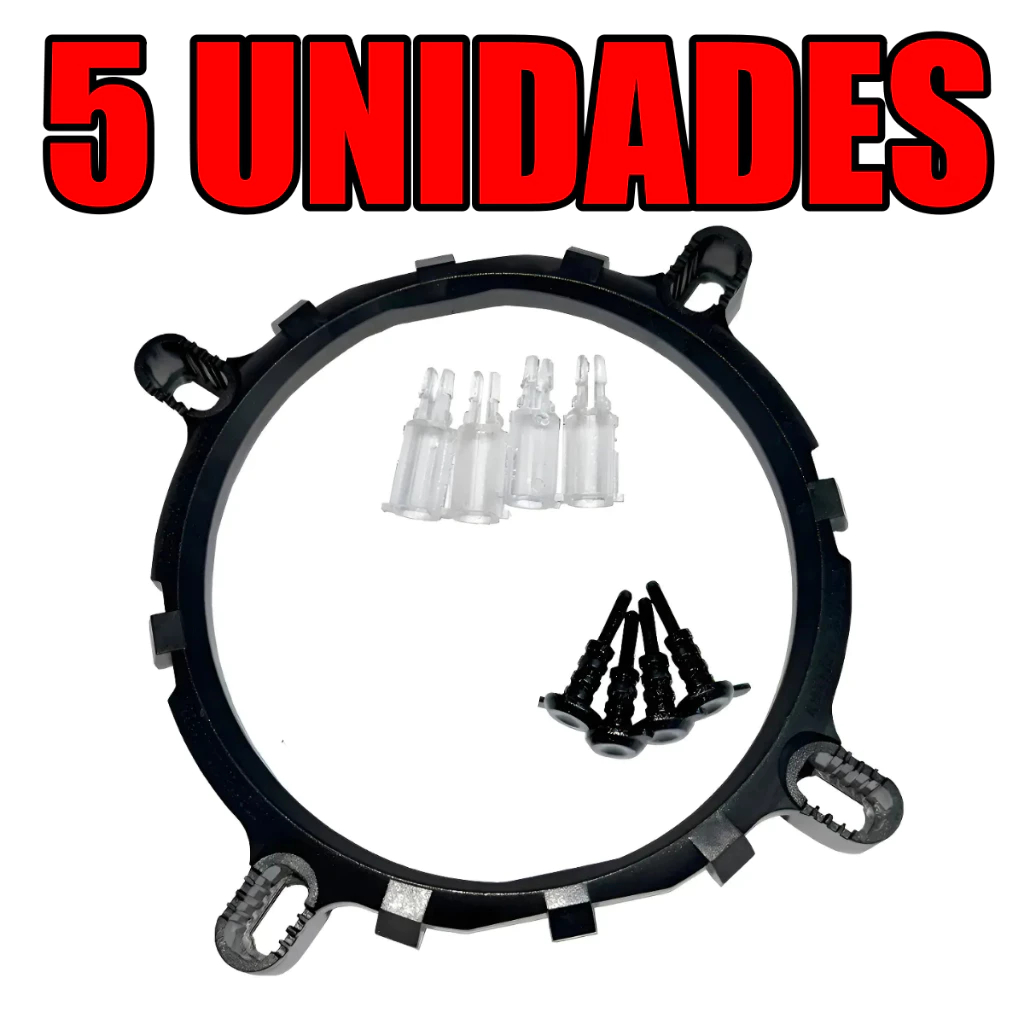 5x Suporte Base Cooler Cpu Intel Lga 775 1156 1155 1151