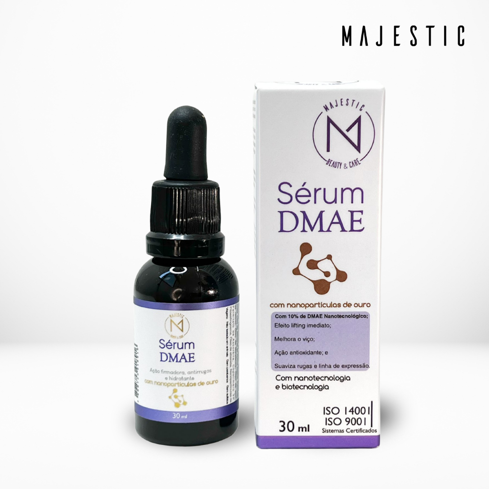 Sérum DMAE - Firmeza, Lifting, CoQ10, Reduz Flacidez Rugas e Olheiras 30ml