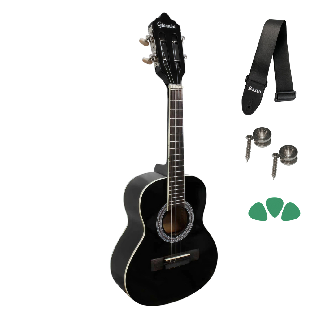 Cavaco Acustico Cs-14bk Preto Gianinni Cavaquinho Cs14