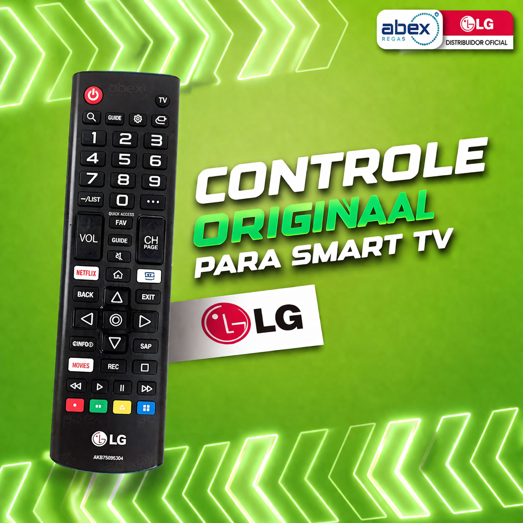 Imagem kit Controle Remoto Original FBG - TV LG - Universal TV LG - Televisão Smart LED 4k