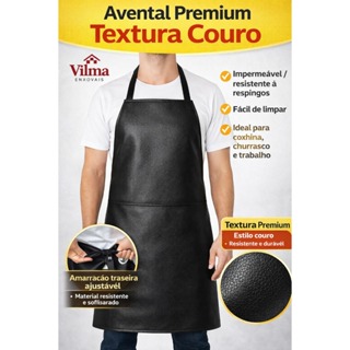 Avental Prático Para Cozinhar Em Corino Multiuso - Oferta em Oferta na Shopee