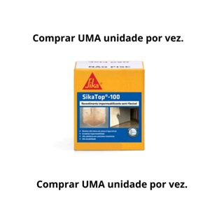 Sika Top 100 Revestimento Impermeabilizante 18kg Sika em Oferta na Shopee