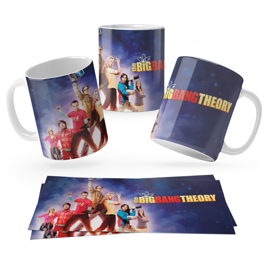 Caneca The Big Bang Theory/Big Bang , A Teoria Série - Vários Modelos