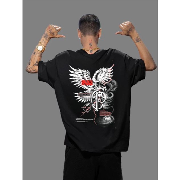 Camiseta Oversized Camisa Corinthians CP Timão Fiel Torcedor Gaviões Democracia Corinthiana Unissex Streetwear