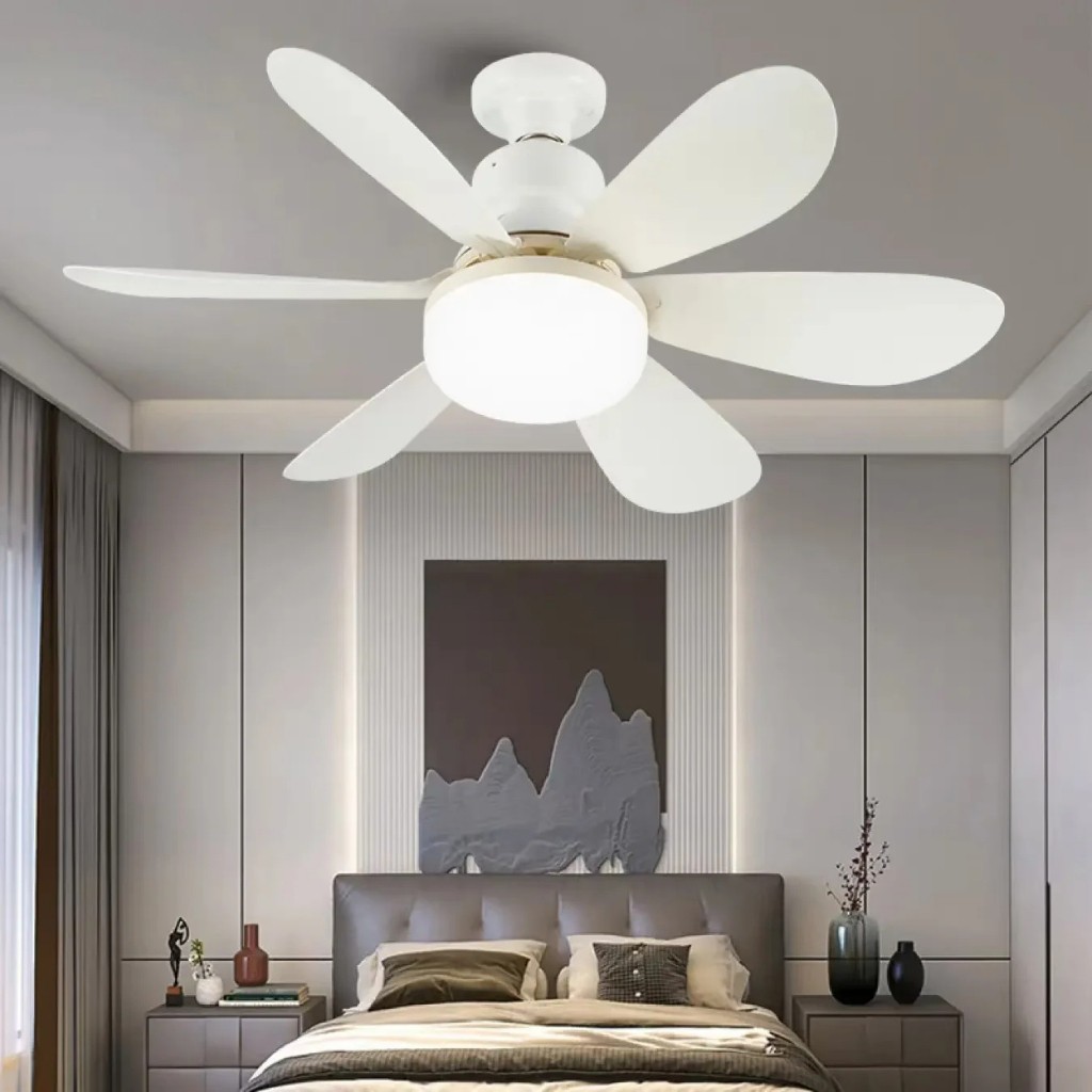 Ventilador de Teto 120W com Controle Remoto LED Fan Light, Iluminação LED, Silencioso, Econômico Leve em Oferta na Shopee