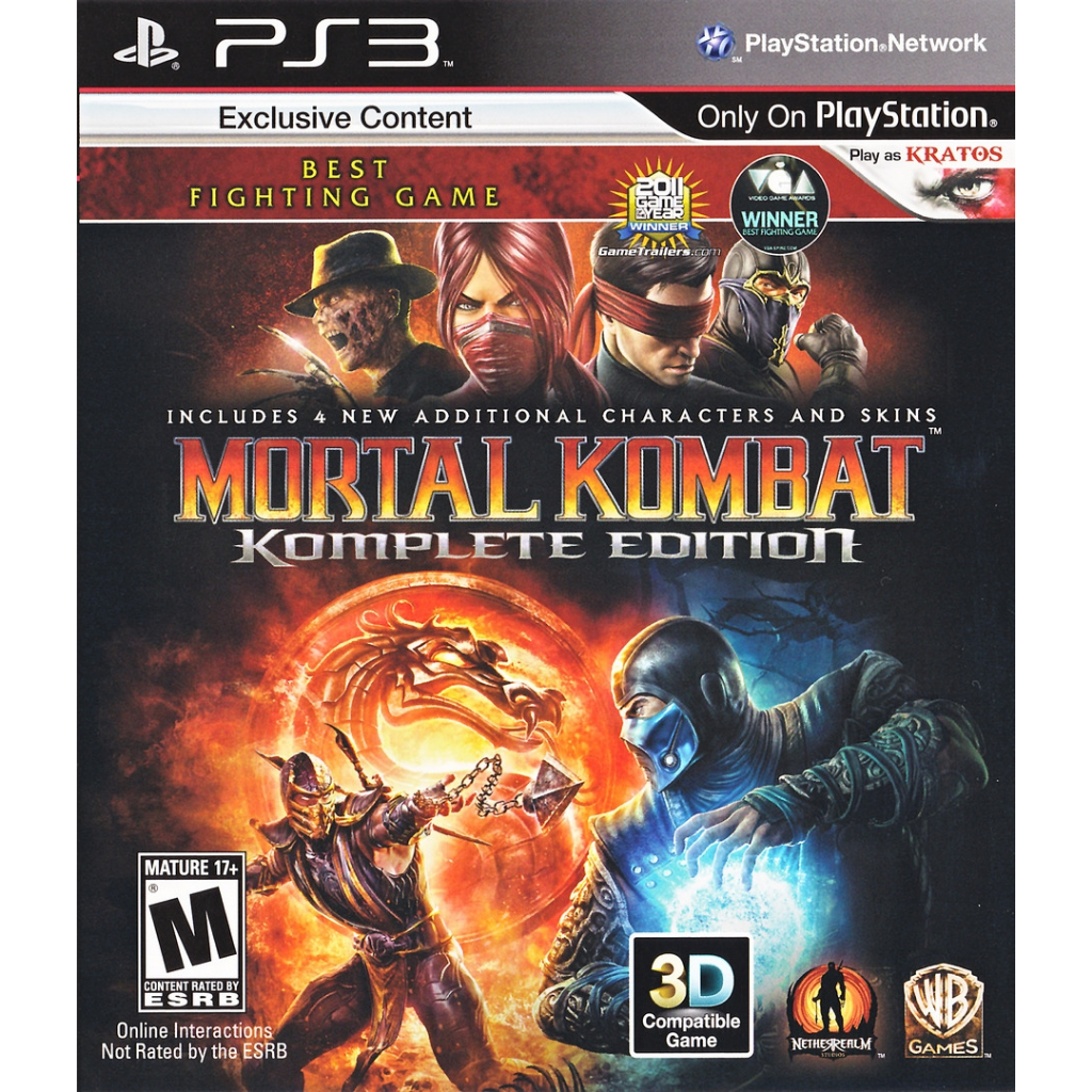 Mortal Kombat 9 Komplete Edition Ps3 Ps|\|