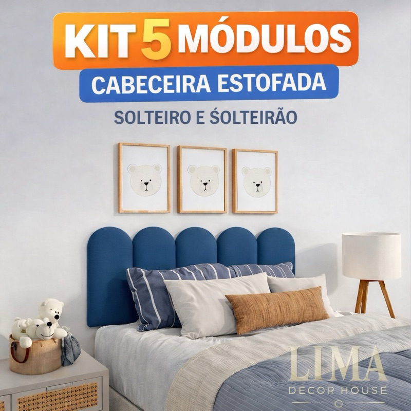 Cabeceira cama infantil Cama Solteiro box Estofada suede 5 Placas Nuvem MDF 45x20 ENVIO RAPIDO em Oferta na Shopee