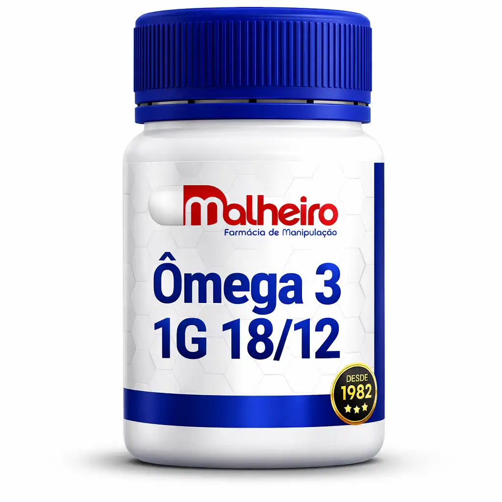 Ômega 3 1000 mg Óleo de Peixe - 60 ou 120 cápsulas