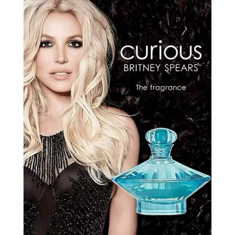 Perfume Britney Spears Curious EDP Feminino 100ML Original Lacrado Novo Mulher