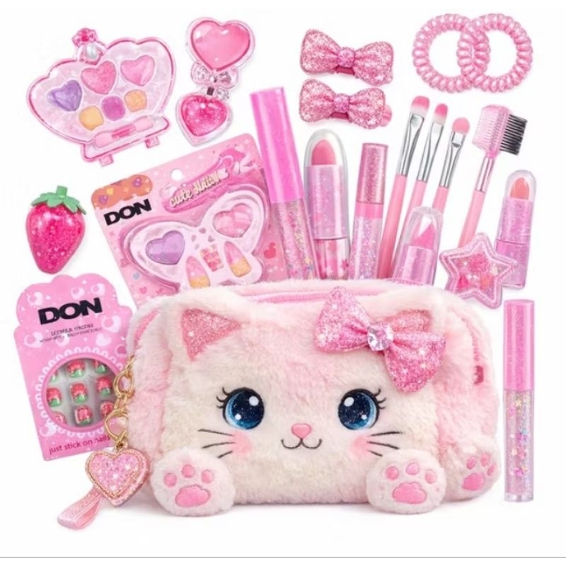 Kit beleza infantil, maquiagem infantil, kit maquiagem menina, presente para menina, brinquedo feminino, kit princesa