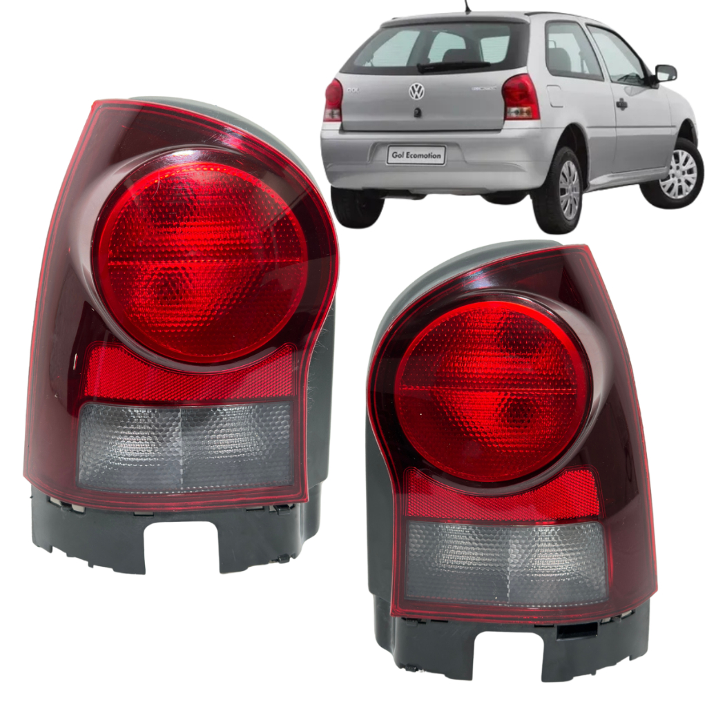 Lanterna Traseira Gol G4 Power Trend Fume 2005 2006 2007 2008 2009 2010 2012 2013 2014