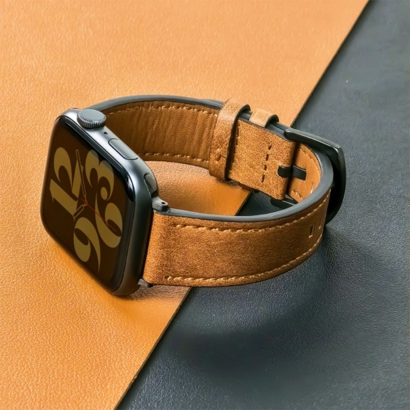 Pulseira de Couro legítimo para Smartwatch 22 cm | Compatível Apple Watch | Várias Cores