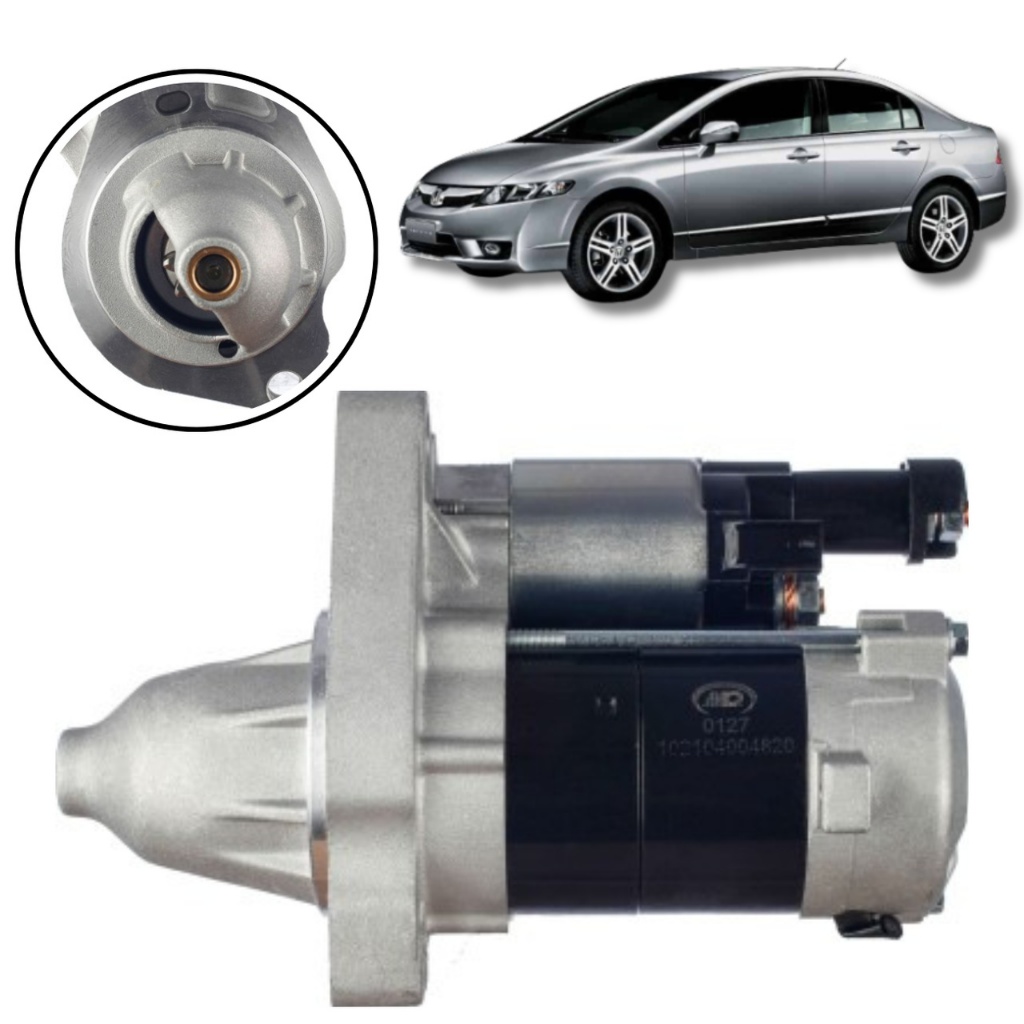 MOTOR DE PARTIDA HONDA NEW CIVIC 2006/2011 C/ 9 DENTES