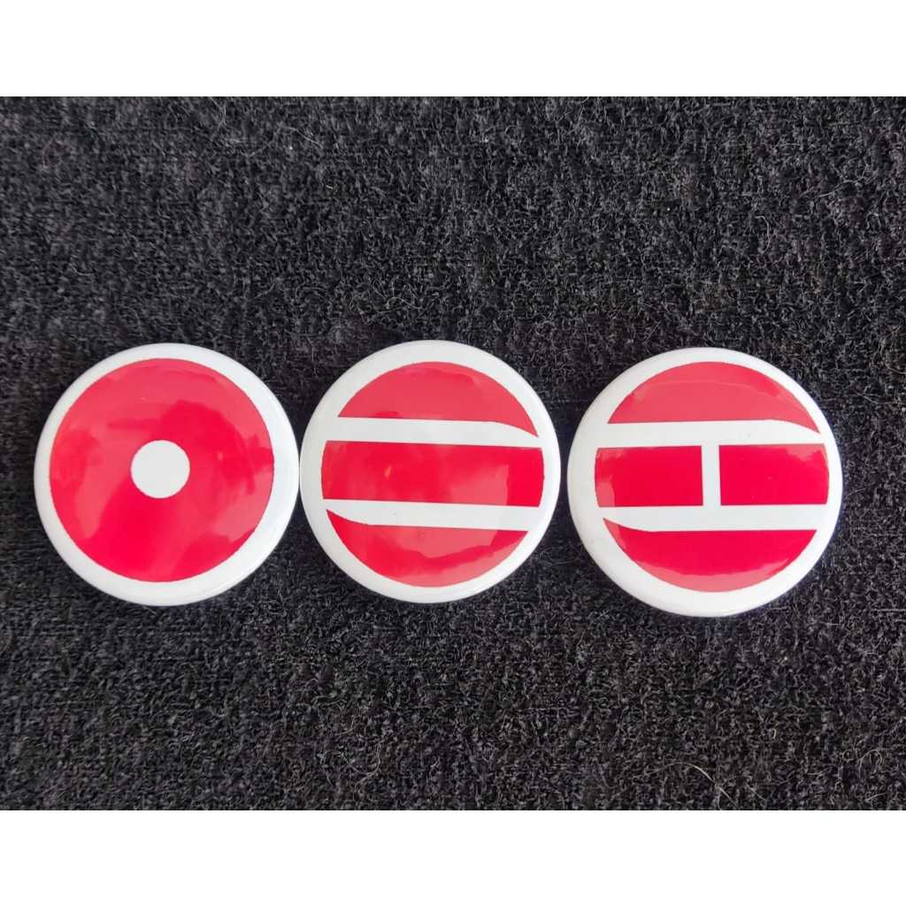 Kit 3 Bottons simbolo Arirang 44mm BTS Comeback/KPOP/IDOLS
