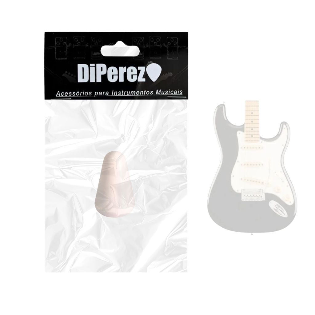 Knob Branco chave seletora de Guitarra Strato ou Baixo - Ponteira