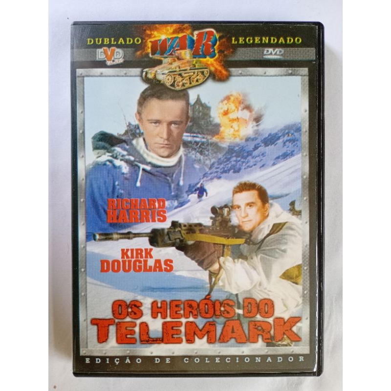 Dvd Os Heróis Do Telemark Richard Harris Kirk Douglas Original