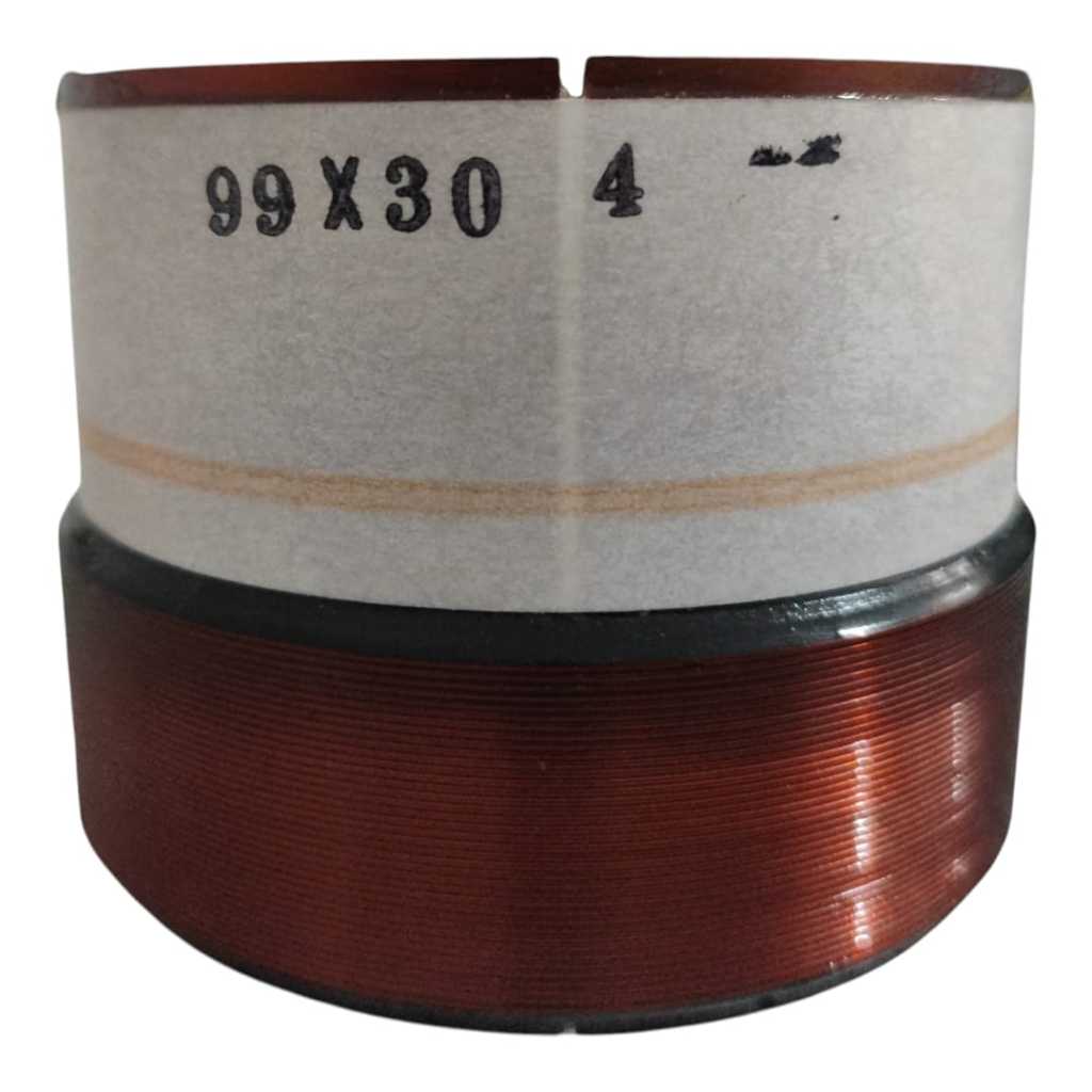 Bobina P Alto Falante Target bass 15" 4 ohms 99/30 441 8x3 cobre