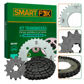 Kit Transmissão Biz 125/110i Pop 100 Com Retentor 428HO 106L Elos
