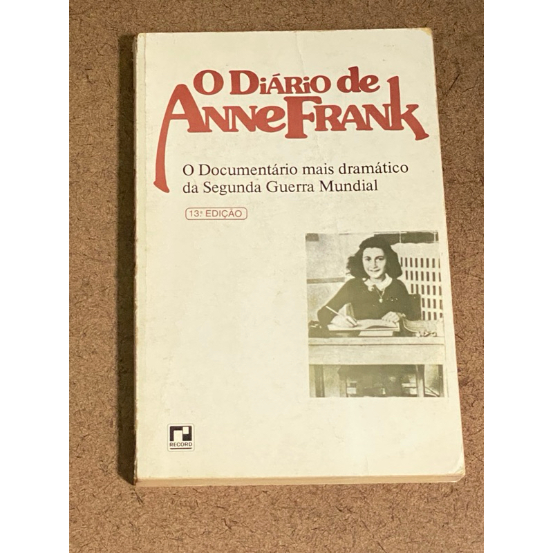 Livro: O diário de Anne Frank