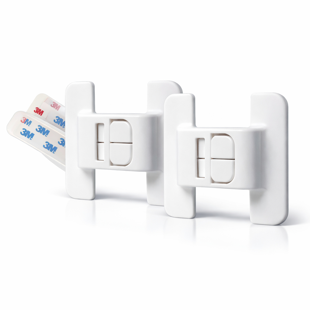 Travas Para Geladeira e Gavetas Protetor Segurança Infantíl Fechadura de Porta Armário