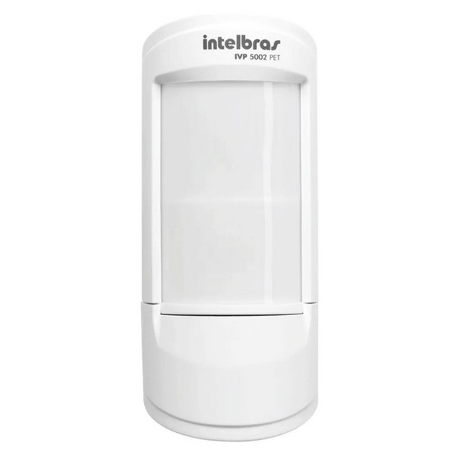 Sensor Infravermelho Semi-Externo IVP 5002 PET Intelbras Duplo PIR 35Kg