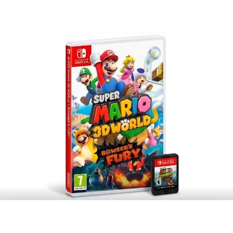 Jogo Super Mario 3D World + Bowser"s Fury Nintendo Switch Mídia Física