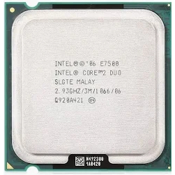 processador core 2 duo, e7500 lga 775, 2.93 ghz