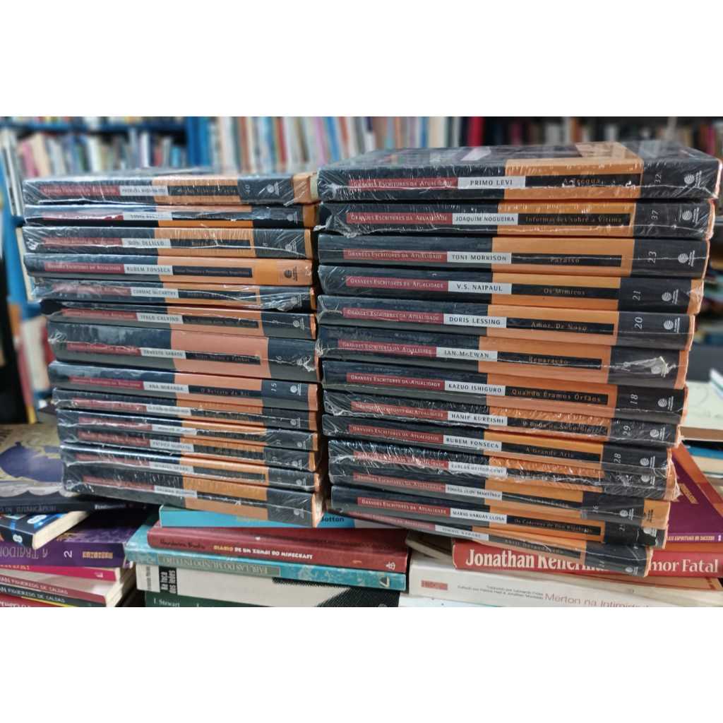 Coleção Grandes Escritores Da Atualidade 26 vols lacrados!