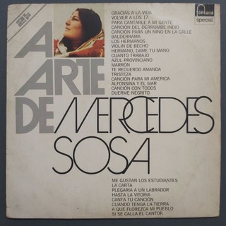 Disco de Vinil LP A Arte De Mercedes Sosa (duplo)